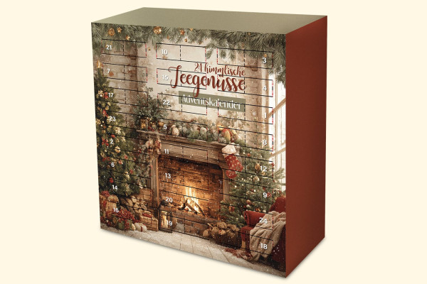 Tee-Adventskalender mit Türchen