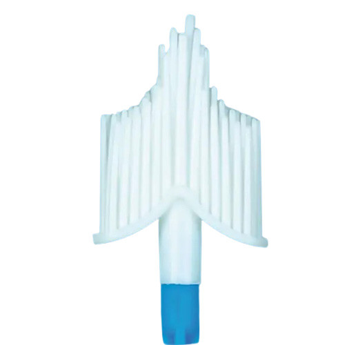 CellTip gynäkologische Abstrichbürste. die feinen, flexiblen Bürstenborsten passen sich dem Gebärmutterhals (Portio und Zervikalkanal) an.